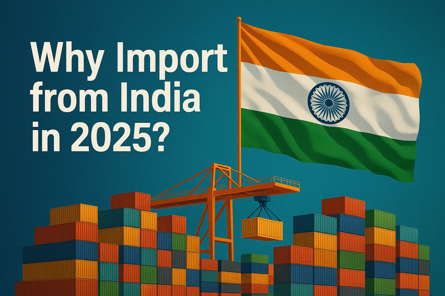 ​Why Import from India in 2025? 
​A Strategic Advantage Amid Global Trade Shifts​
